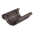 ТЕХНОНИКОЛЬ ТН МАКСИ 152/100 мм, соединитель желоба, коричневый (638558)