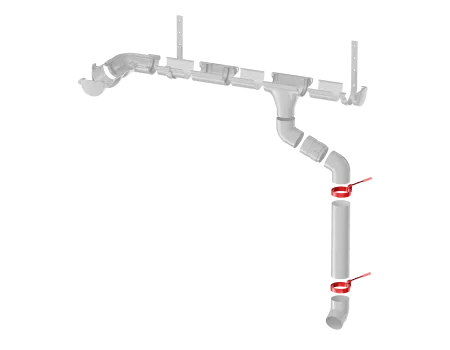 ТЕХНОНИКОЛЬ ТН ПВХ МАКСИ хомут трубы коричневый (638634) ТЕХНОНИКОЛЬ ТН ПВХ МАКСИ хомут трубы коричневый (638634)