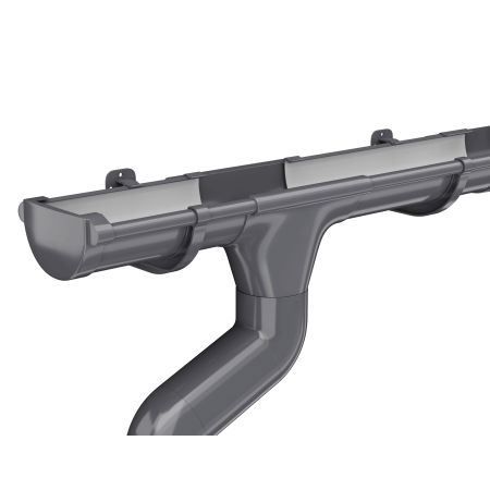 ТЕХНОНИКОЛЬ ТН МАКСИ 152/100 мм, угол желоба 135°, Графитово-серый (685171)