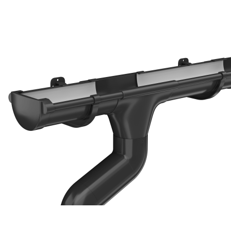 ТЕХНОНИКОЛЬ ТН МАКСИ 152/100 мм, кронштейн желоба, Антрацит 9005 (694314)