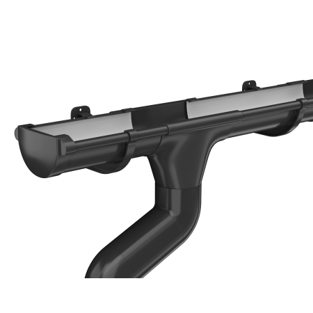 ТЕХНОНИКОЛЬ ТН МАКСИ 152/100 мм, муфта трубы, Антрацит 9005 (694315)