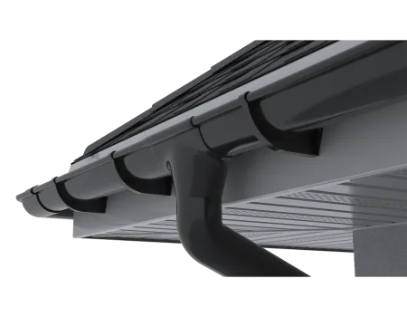 ТЕХНОНИКОЛЬ ТН МАКСИ 152/100 мм, угол желоба 135°, Антрацит 9005 (694319) ТЕХНОНИКОЛЬ ТН МАКСИ 152/100 мм, угол желоба 135°, Антрацит 9005 (694319)