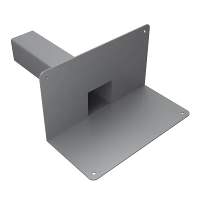 ТЕХНОНИКОЛЬ ПВХ воронка парапетная TERMOCLIP 100х100 мм (В16), шт (149269)
