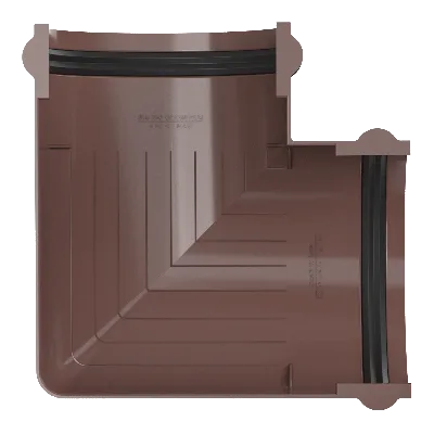 ТЕХНОНИКОЛЬ ТН ОПТИМА угол желоба 90° (D120/80), коричневый, шт (128228) ТЕХНОНИКОЛЬ ТН ОПТИМА угол желоба 90° (D120/80), коричневый, шт (128228)