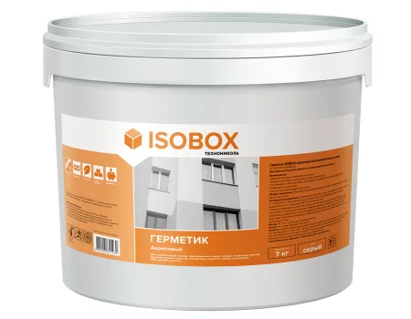 ТЕХНОНИКОЛЬ Герметик ISOBOX Акриловый для межпанельных швов (белый), 7кг (002570) ТЕХНОНИКОЛЬ Герметик ISOBOX Акриловый для межпанельных швов (белый), 7кг (002570)