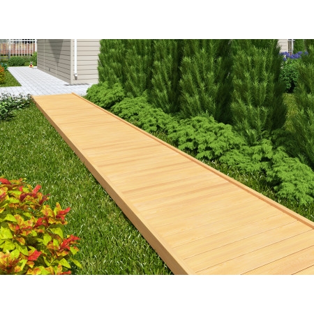 ТЕХНОНИКОЛЬ Бордюр для дачной дорожки из лиственницы 40×90×2000 мм, упаковка (в упаковке 2 шт) (081703)