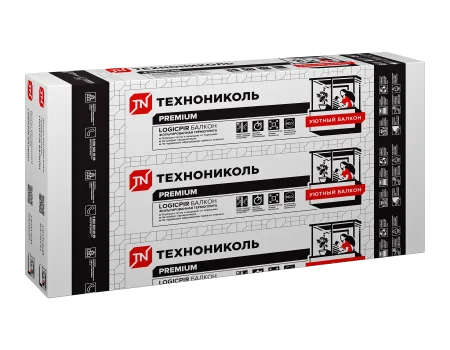 ТЕХНОНИКОЛЬ LOGICPIR Балкон Ф/Ф L-1190Х590Х30 (8 плит, 5,6168 кв.м.) (056273)