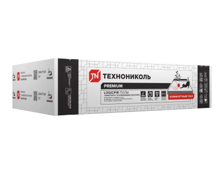 ТЕХНОНИКОЛЬ LOGICPIR Пол ФЛ/ФЛ 1200х600х20 (12 плит, 8,6400 кв.м.) (056364)