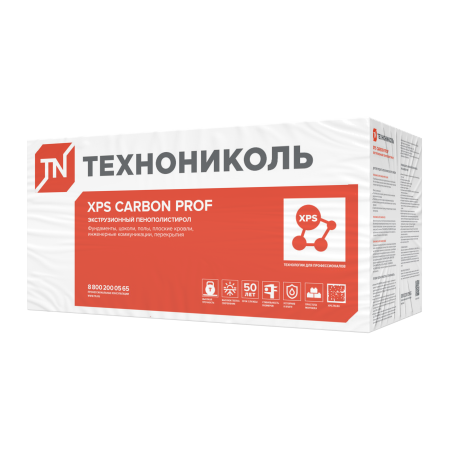 ТЕХНОНИКОЛЬ XPS CARBON PROF SLOPE  2,1 % уклон (плита B) (062543)