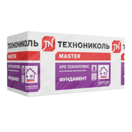 ТЕХНОНИКОЛЬ XPS ТЕХНОПЛЕКС ФУНДАМЕНТ 250 1180x580x100-L, поддон (6 упак) (124988)