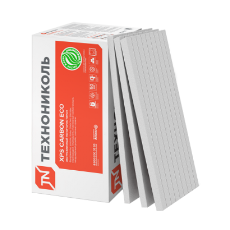 ТЕХНОНИКОЛЬ XPS CARBON ECO FAS/2 S/1 50 мм, 1180х580х50-L (8 плит, 5,48 кв.м) (580982)