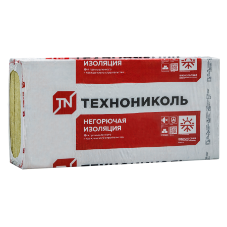 ТЕХНОНИКОЛЬ Утеплитель ТЕХНОВЕНТ СТАНДАРТ, 1200х600 мм Толщина  плиты, мм; Кол-во в упаковке: 100; 4 плиты (012657)