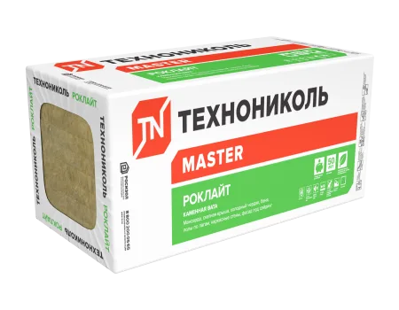 ТЕХНОНИКОЛЬ Утеплитель РОКЛАЙТ, 1200х600х50 мм, (12 плит, 8,64 кв.м) (014955)
