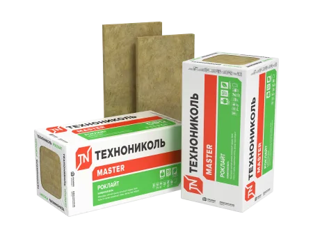 ТЕХНОНИКОЛЬ Утеплитель РОКЛАЙТ, 1200х600х100 мм, (6 плит, 4,32 кв.м) (033273)