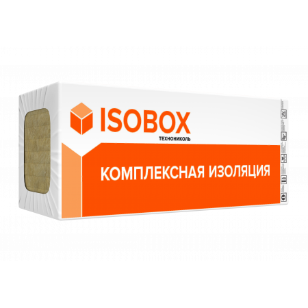 ТЕХНОНИКОЛЬ Утеплитель ИЗОБОКС ИНСАЙД, 1200Х600Х100 мм (6 плит, 4,32кв. м) (036587)