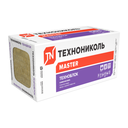ТЕХНОНИКОЛЬ Утеплитель ТЕХНОБЛОК СТАНДАРТ (4 плиты, 2,88 кв.м) 1200х600х100 мм (368223)