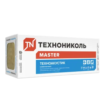 ТЕХНОНИКОЛЬ ТЕХНОАКУСТИК (4 плиты) 1200x600x100 мм, поддон (486954) ТЕХНОНИКОЛЬ ТЕХНОАКУСТИК (4 плиты) 1200x600x100 мм, поддон (486954)