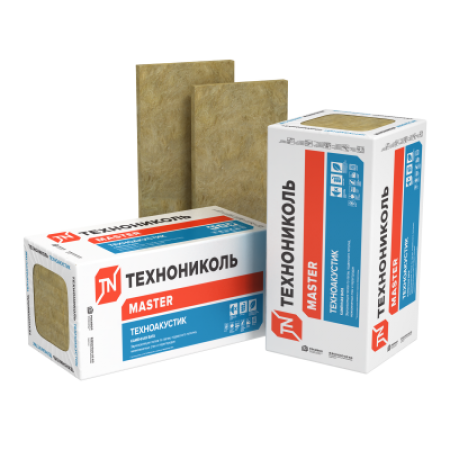 ТЕХНОНИКОЛЬ ТЕХНОАКУСТИК (4 плиты) 1200x600x100 мм, поддон (486954)
