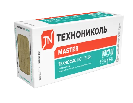 ТЕХНОНИКОЛЬ Утеплитель ТЕХНОФАС КОТТЕДЖ, 1200х600х50 мм, (6 плит, 4,32 кв.м) (495005) ТЕХНОНИКОЛЬ Утеплитель ТЕХНОФАС КОТТЕДЖ, 1200х600х50 мм, (6 плит, 4,32 кв.м) (495005)
