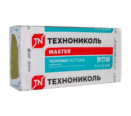 ТЕХНОНИКОЛЬ Утеплитель ТЕХНОФАС КОТТЕДЖ, 1200х600 мм Толщина плиты, мм; Кол-во в упаковке100; 3 плиты (495006) ТЕХНОНИКОЛЬ Утеплитель ТЕХНОФАС КОТТЕДЖ, 1200х600 мм Толщина плиты, мм; Кол-во в упаковке100; 3 плиты (495006)